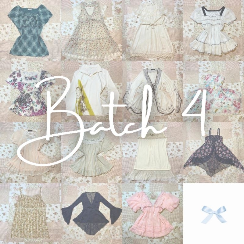 BATCH 4 Vintage Coquette Cottagecore Y2K Grunge Gothic Goth 2000s Fairycore Himekaji Shoujo Mori kei