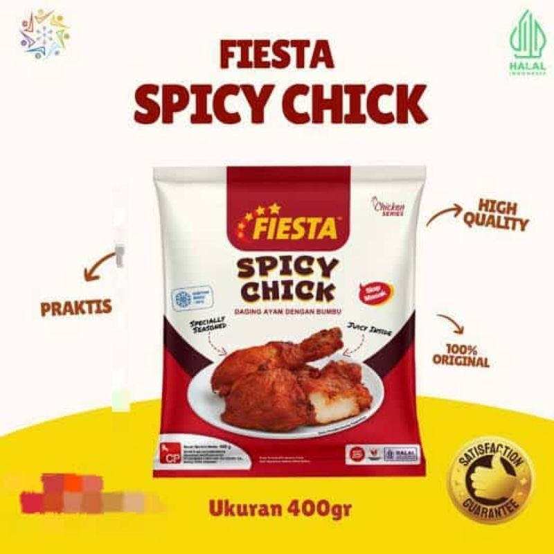 

Fiesta Spicy Chick Ukuran 400gr