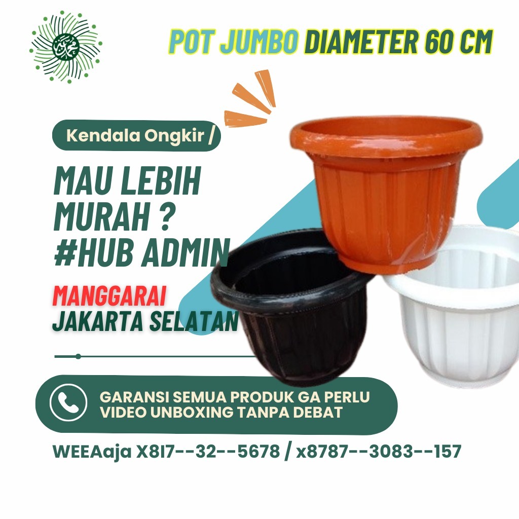 Pot 60 Cm Hitam Besar Tambulapot Tanaman Buah Murah
