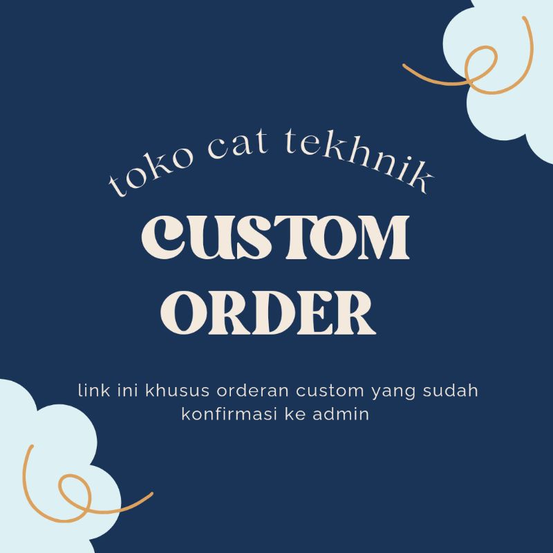 

[ Khusus Custom Order ] || cat , clear coat , thinner dan lain lain