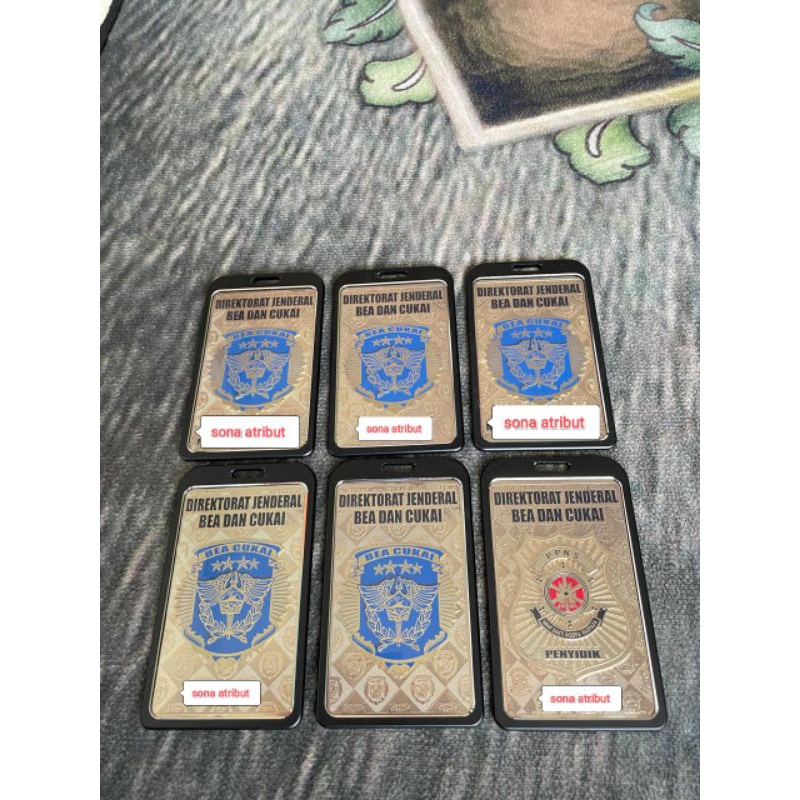 

lencana id card bea cukai