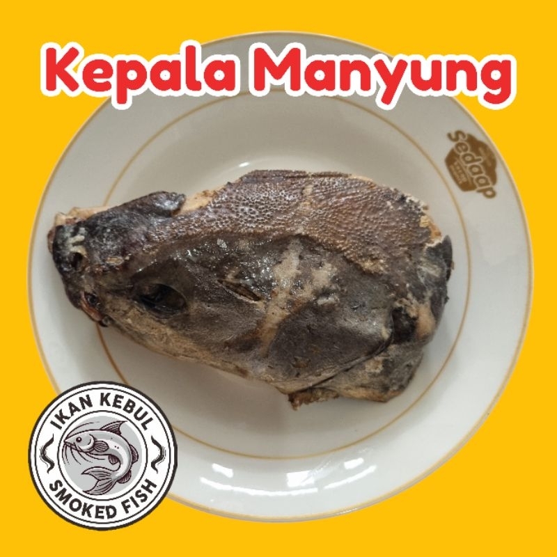 

Ikan asap kepala manyung tebal daging ±300gr