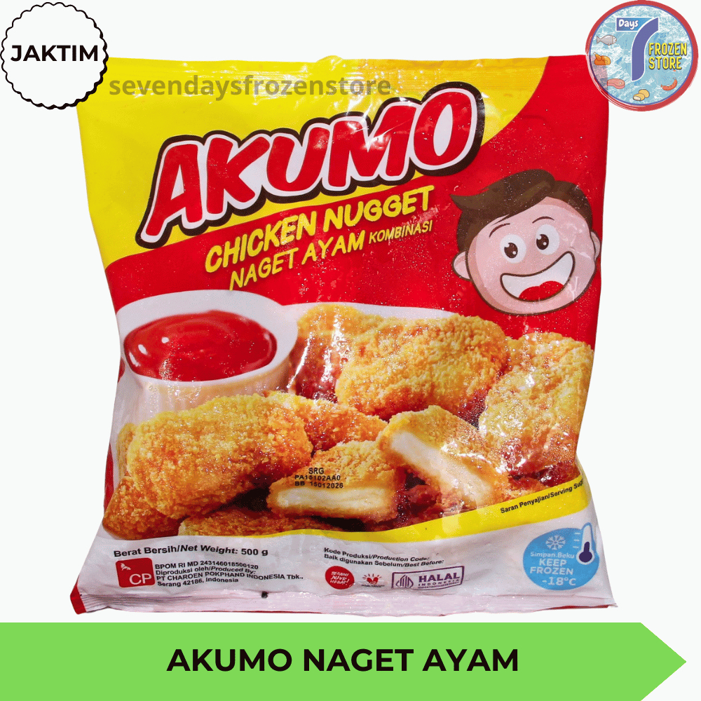 

Akumo Chicken Nugget | Naget Ayam 500 gr