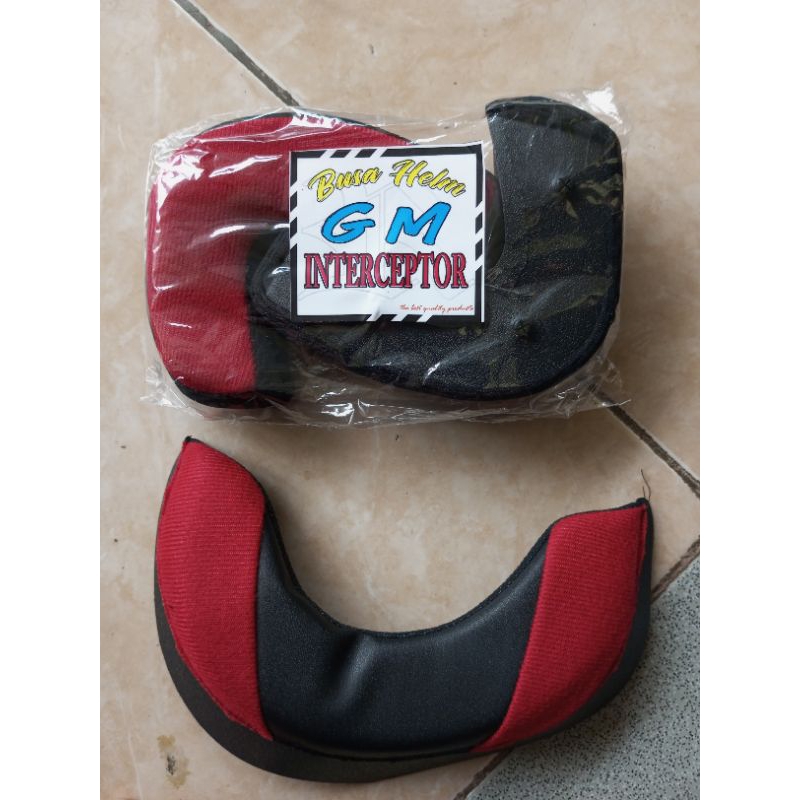 Busa pipi plus Leher Helm GM interceptor motorcycle