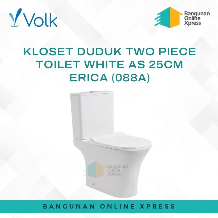 KLOSET DUDUK VOLK TWO PIECE TOILET 088A ERICA