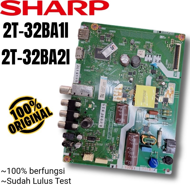MB / Mainboard / Motherboard / Mesin Tv Sharp 32BA1I 2T-C32BA1I 32BA2I 2T-C32BA2I