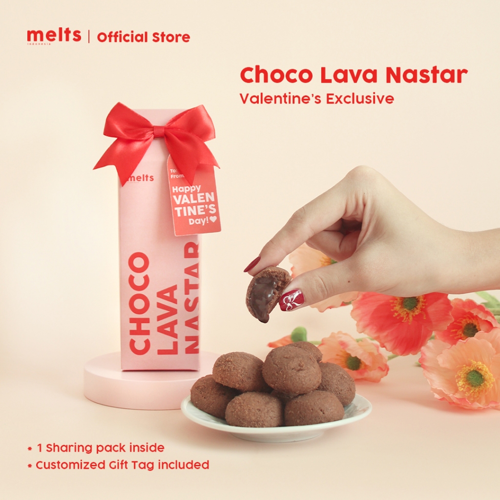 

Melts Valentine Gift - Choco Lava Nastar | Hadiah Gift Set Kado Hampers