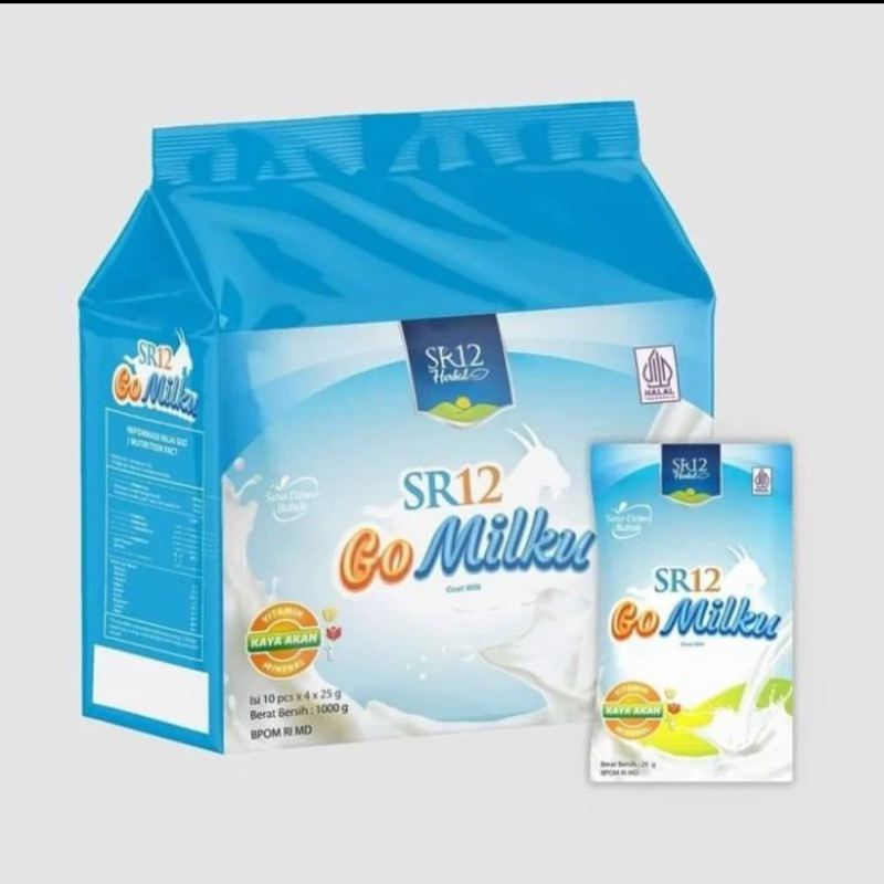 

SR12 Gomilku Sachet Susu Kambing Etawa Kamasan Sachet-isi 10 Sachet