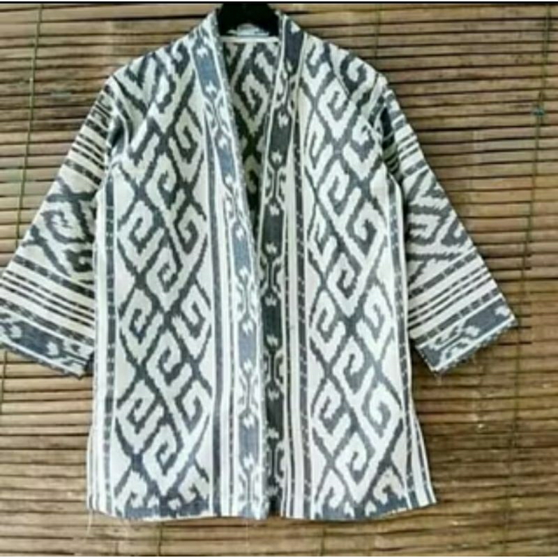 OUTER PRIA WARNA PUTIH TULANG READY STOCK