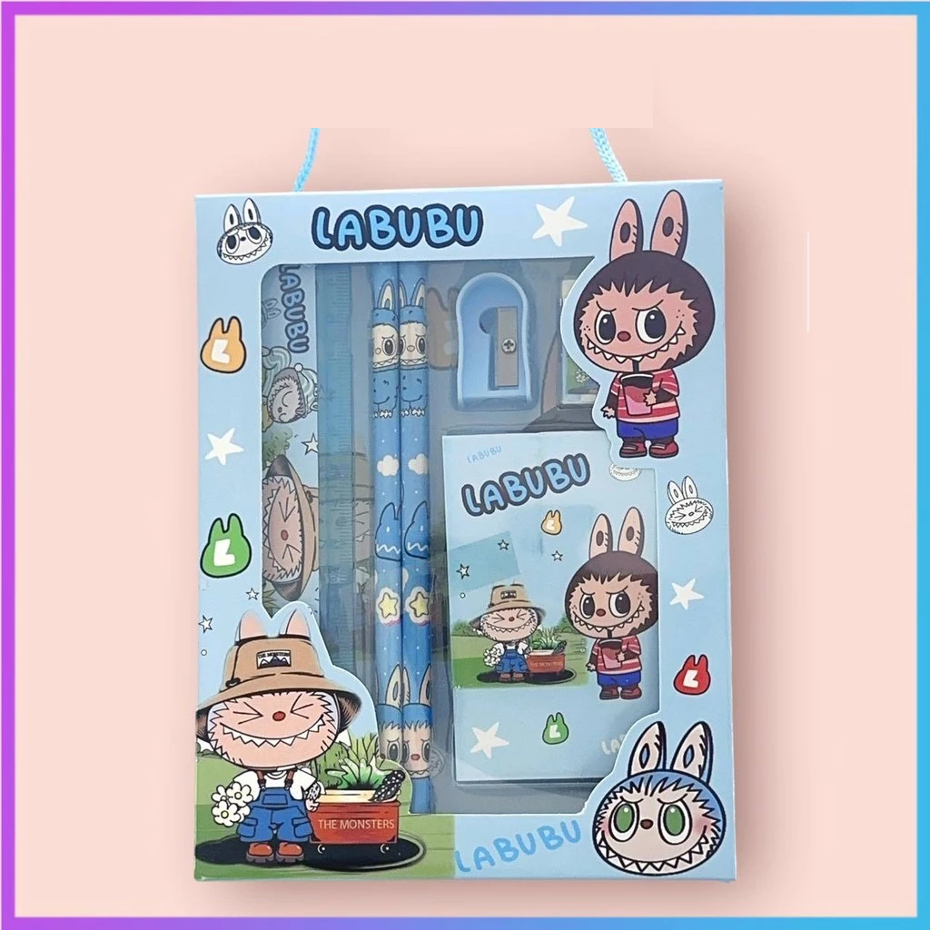 

Set Alat Tulis 6 in 1 Labubu / Pensil Set Karakter Labubu / Souvenir Ultah Anak Alat Tulis Set