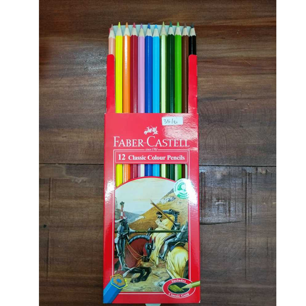

Pensil Warna Faber Castell Classic Colour Pencils 12 Long Panjang