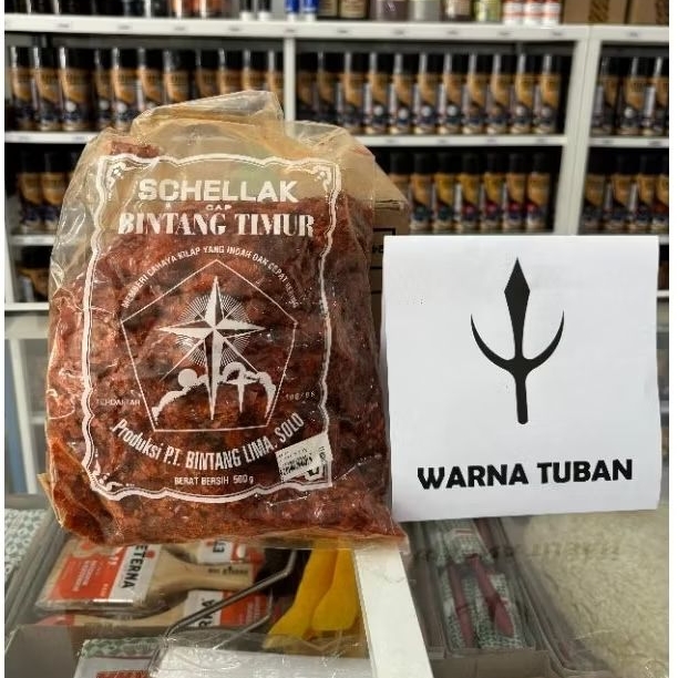 Shellac / Sirlak / Shellak / Serlak Cap Bintang Timur 500 gram