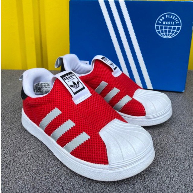 PRELOVED ADIDAS SUPERSTAR 360 RED SIZE 8K