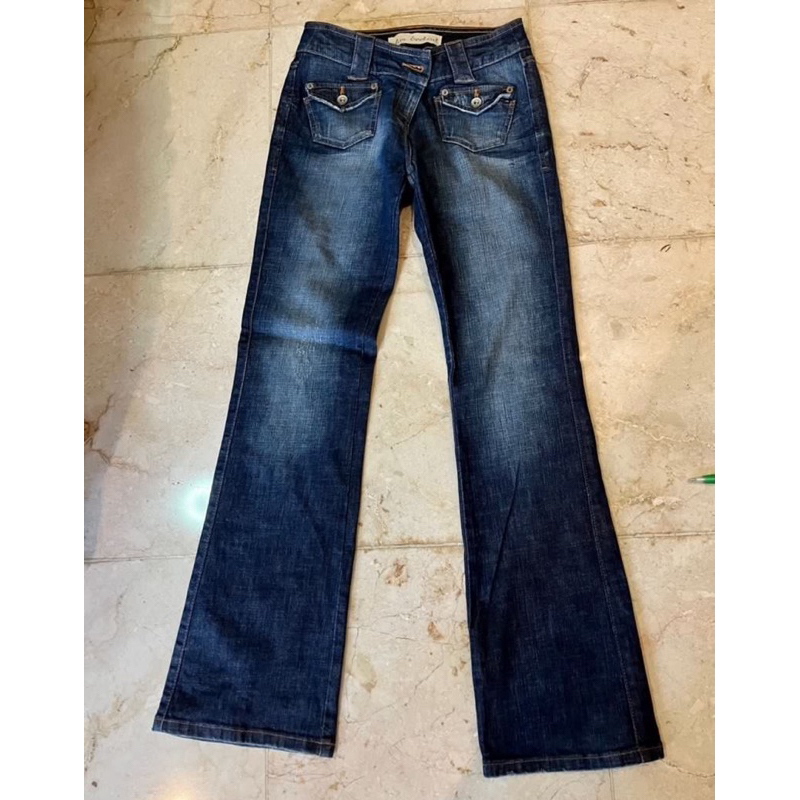 Next Slim Bootcut Dark Jeans Preloved