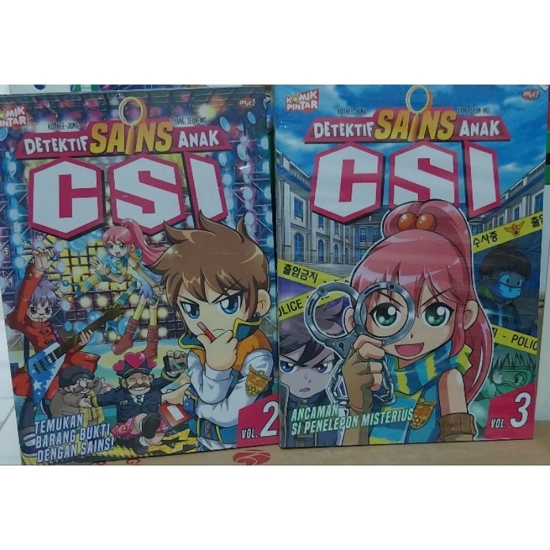 ORI & BARU Komik Pintar Detektif Sains Anak CSI