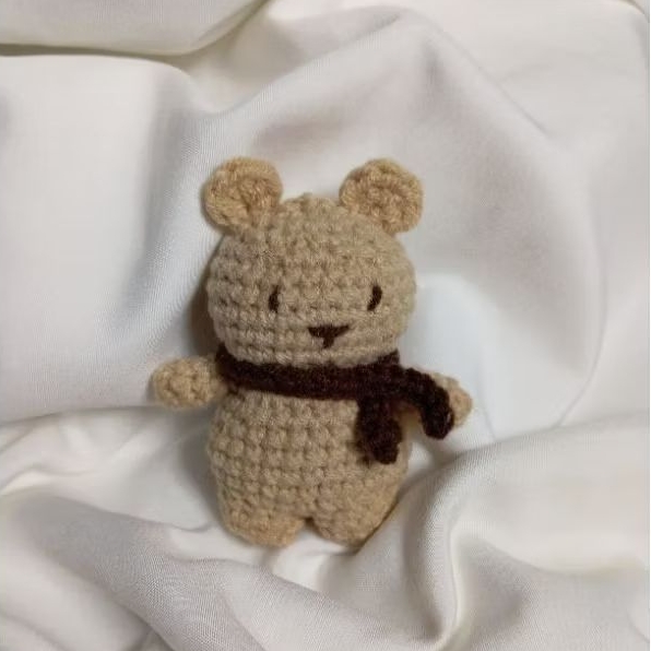 teddy bear crochet | teddy keychain | keychain handmade