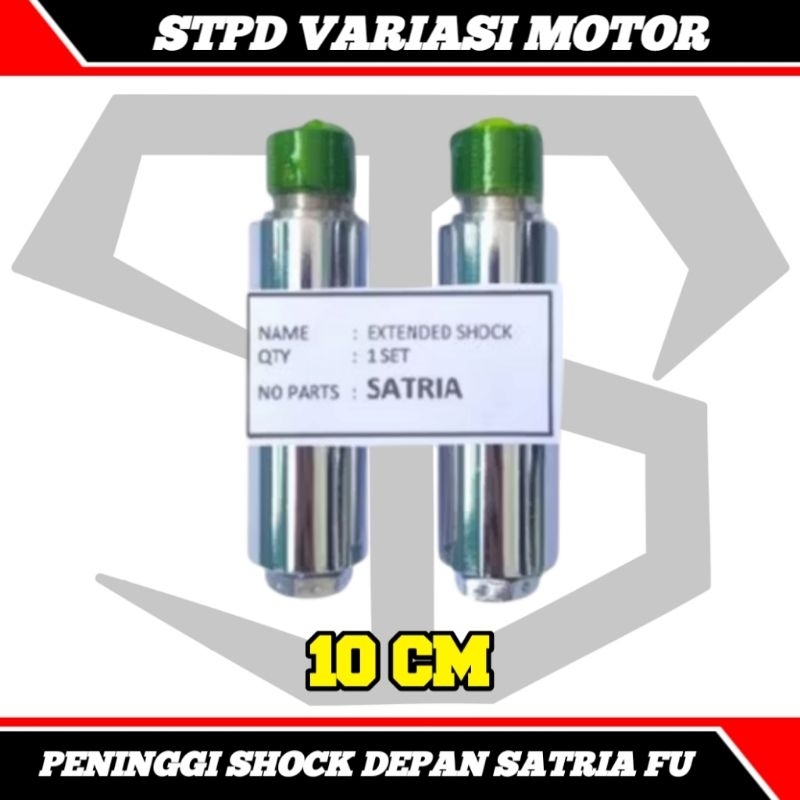 Peninggi Shock Depan Satria FU Karbulator Sambungan Shok Skok Sok Satria FU Satu Set Tinggi 10 cm Ba