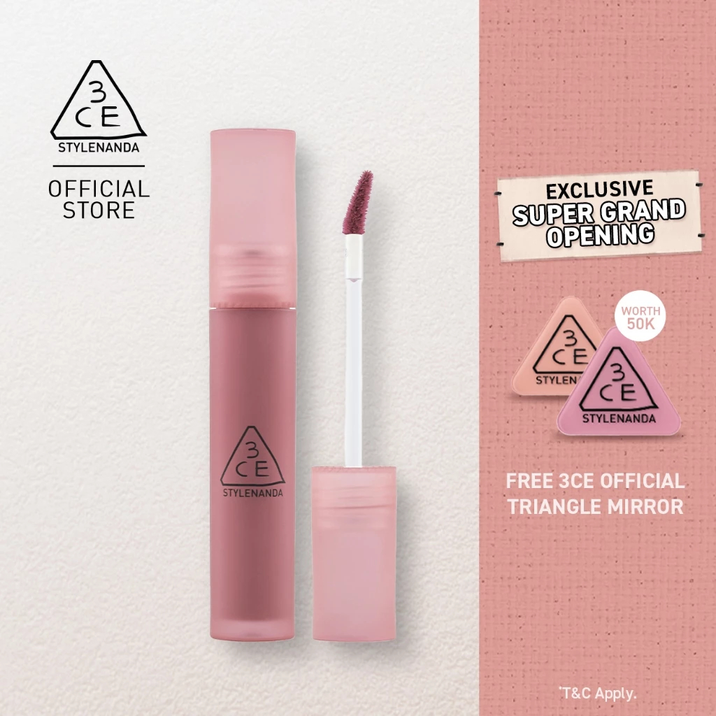 ❣️Rejeki.Shop❣️3CE Blur Water Tint - Liptint Transferproof Longlasting Blurry Matte Natural Korea