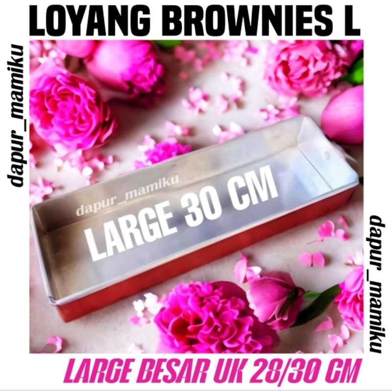[READYYY] DAPURMAMIKU Loyang Brownis 30x10x4 30x10x5 Cetakan Kue Bronis Brownies 30 x 10 x 5 Loyang