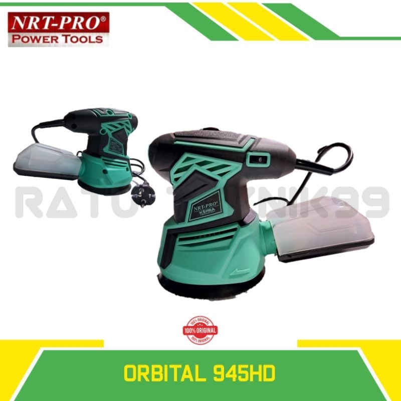 NRT-PRO 945HD Mesin Amplas bulat Orbital sander Variable Speed 945 HD