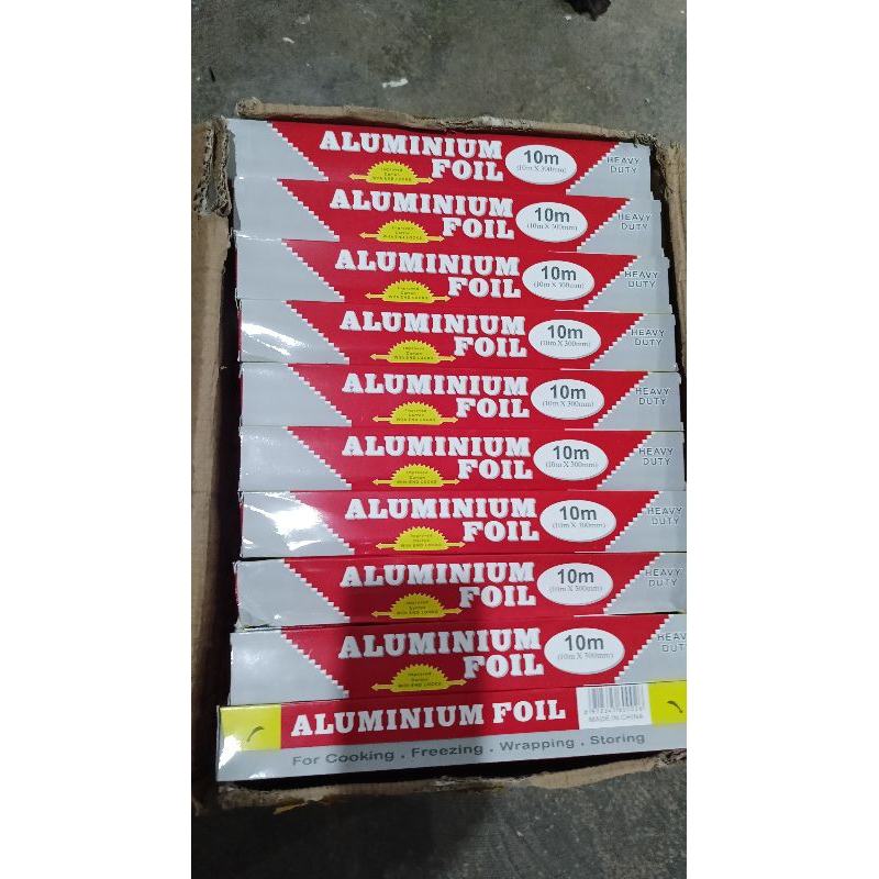 Ready Aluminium Foil Bungkusan Makanan ukuran 30cm/10 meter