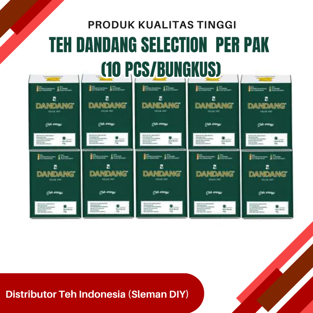 

Teh Dandang Selection Per Pak (10 PCS/Bungkus @45 gram)