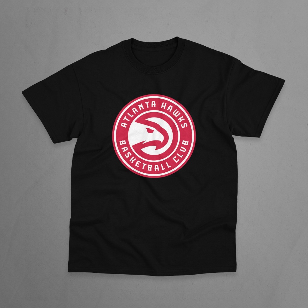 T-SHIRT HAWKS // KAOS HAWKS // ATLANTA HAWKS // KAOS BASKET NBA // 011