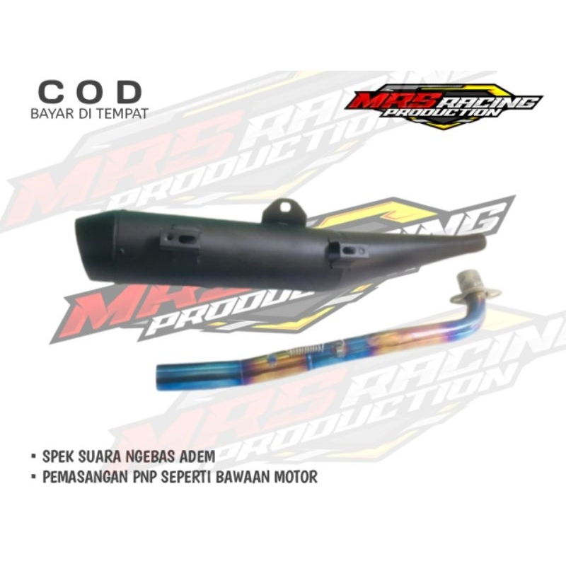KNALPOT TSUKIGI STANDAR RACING ASTREA GRAND LEGENDA SUPRA X 125 FI REVO BLADE 110 VEGAR JUPITER Z