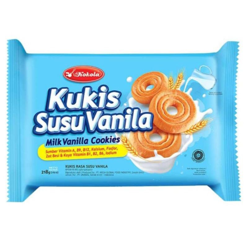 

Kokola Kukis 218gr / Susu Vanila / Kelapa