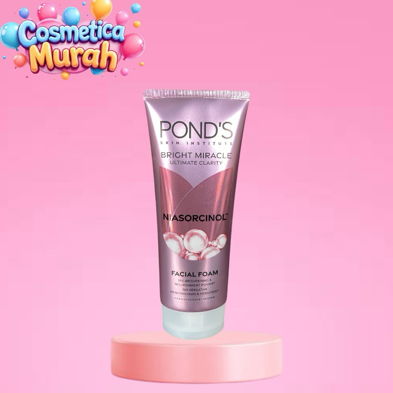 uk) PONDS BRIGHT MIRACLE NIASORCINOL PINK 100 GR - SABUN WAJAH PENCERAH