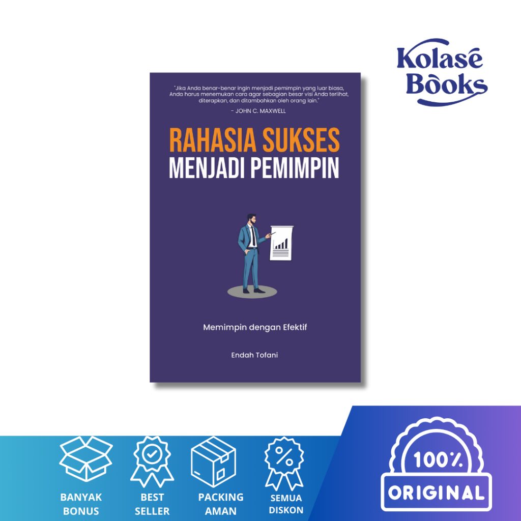 Buku Rahasia Sukses Menjadi Pemimpin : Memimpin dengan Efektif - Yash Media