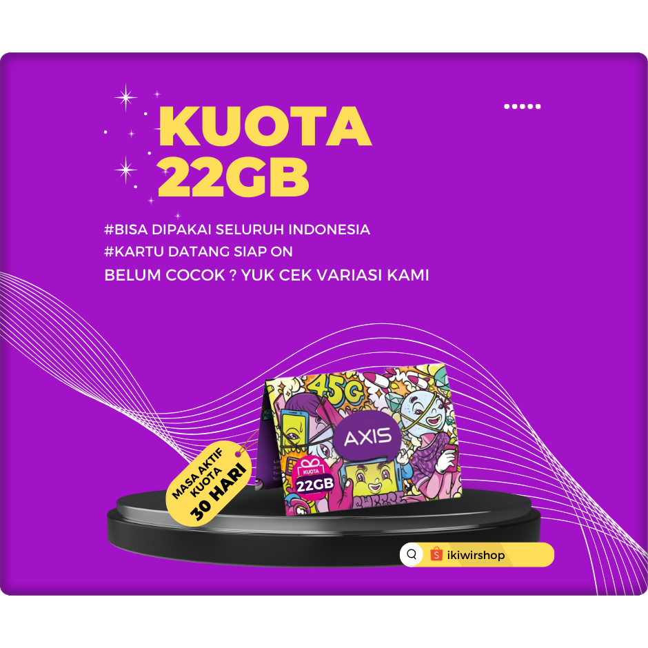 Kartu Perdana Kuota Internet AXIS