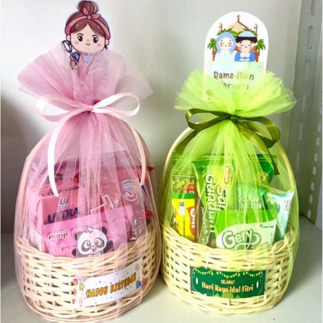 

PARSEL RAYA / PARSEL SNACK BISA REQUEST KARAKTER / PARSEL ANAK PARSEL LEBARAN