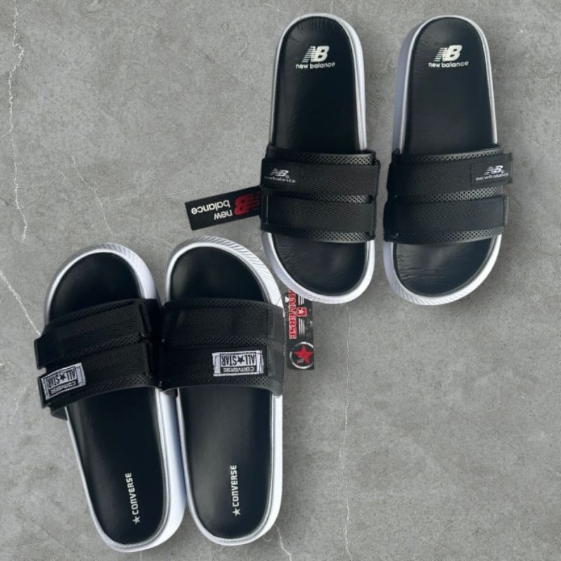 SANDAL SLOP PRIA WEBBING NB SLIDE SLIP ON WEBING PYLON GRADE ORI BENSOL SELOP ALLSTAR