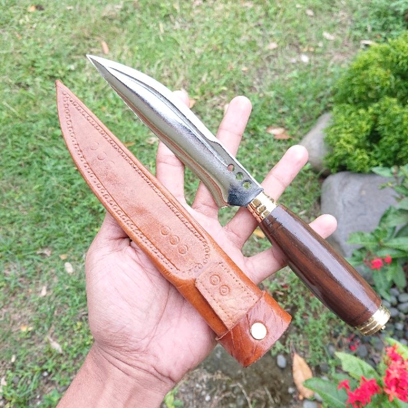 pisau dapur baja per 15 cm motif keren