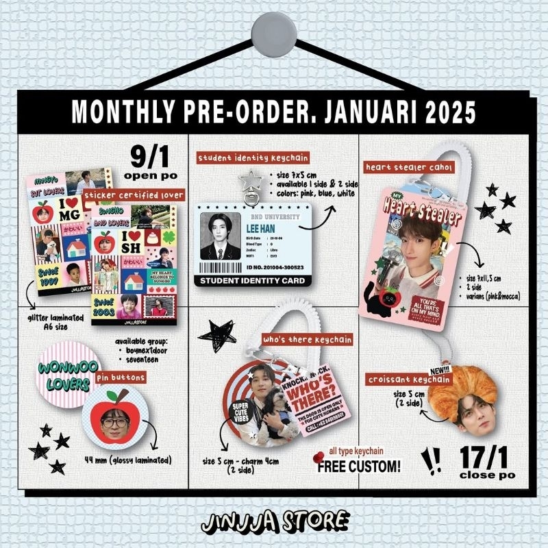 

pelunasan monthly pre order januari 2025