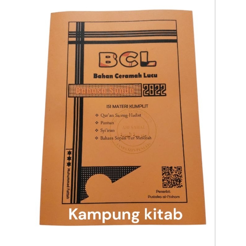 BCL/BAHAN CERAMAH LUCU/DA'I/PIDATO/CERAMAH AGAMA