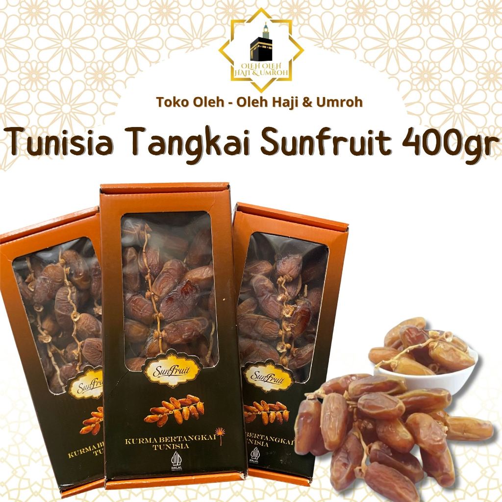 

KURMA TUNISIA TANGKAI 400GR SUNFRUIT KURMA TUNISIA TANGKAI PREMIUM KURMA TUNISIA LEZAT KURMA BERTANGKAI KURMA LEMBUT LEGIT RENYAH KURMA UNTUK PUASA KURMA UNTUK HAMPERS BEST QUALITY ASLI ORIGINAL 100% HALAL OLEH OLEH HAJI DAN UMROH