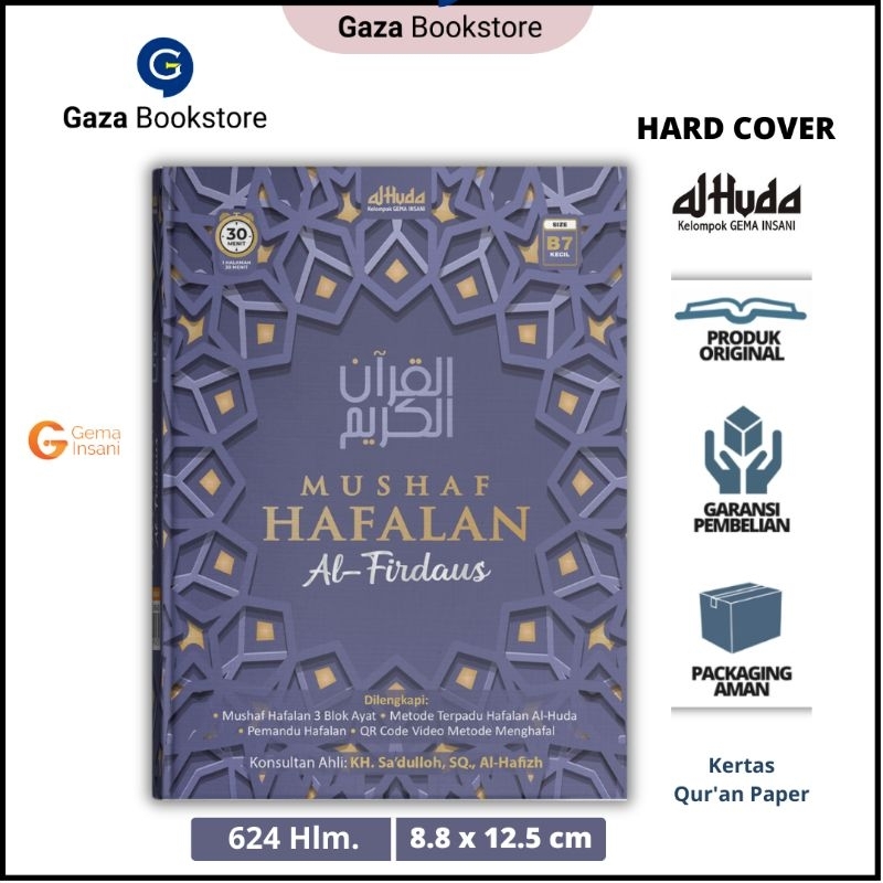 Mushaf Hafalan Al-Firdaus (Ungu) I Mushaf Al-Qur'an l Al Quran I Al Huda