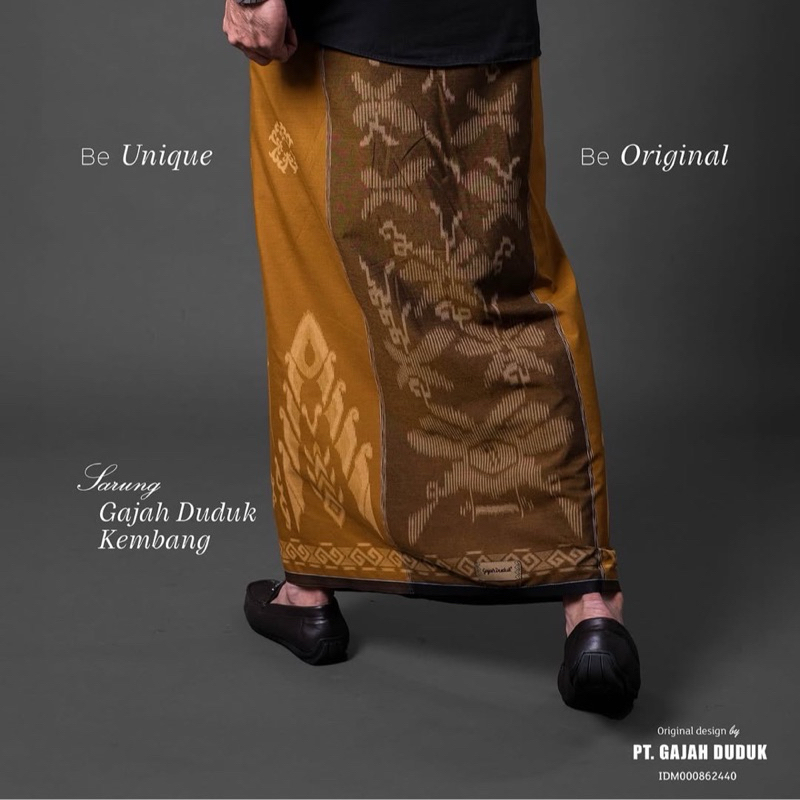 GAJAH DUDUK KEMBANG Dewasa Sarung Gajah Duduk Motif Kembang Sarung Motif Kembang