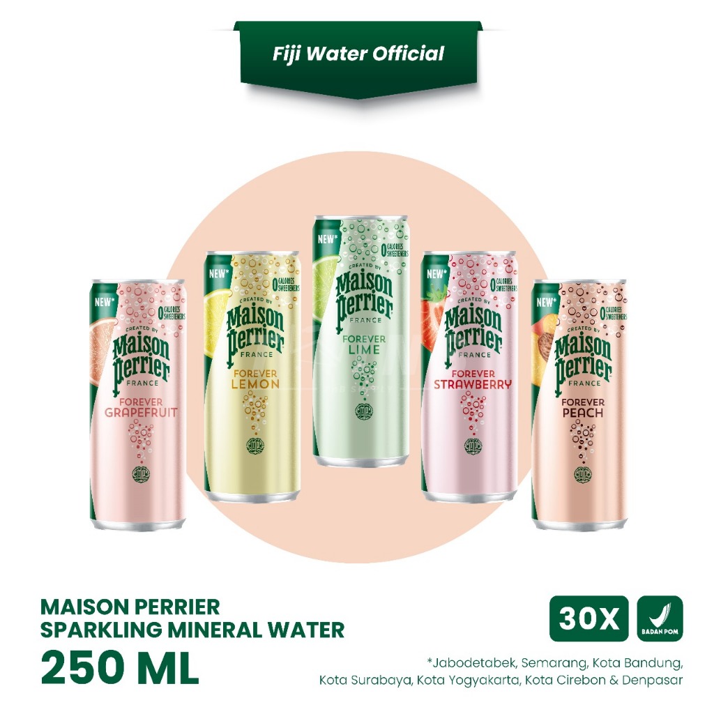 

[OFFICIAL STORE] Maison Perrier Carbonated Sparkling Mineral Water Forever