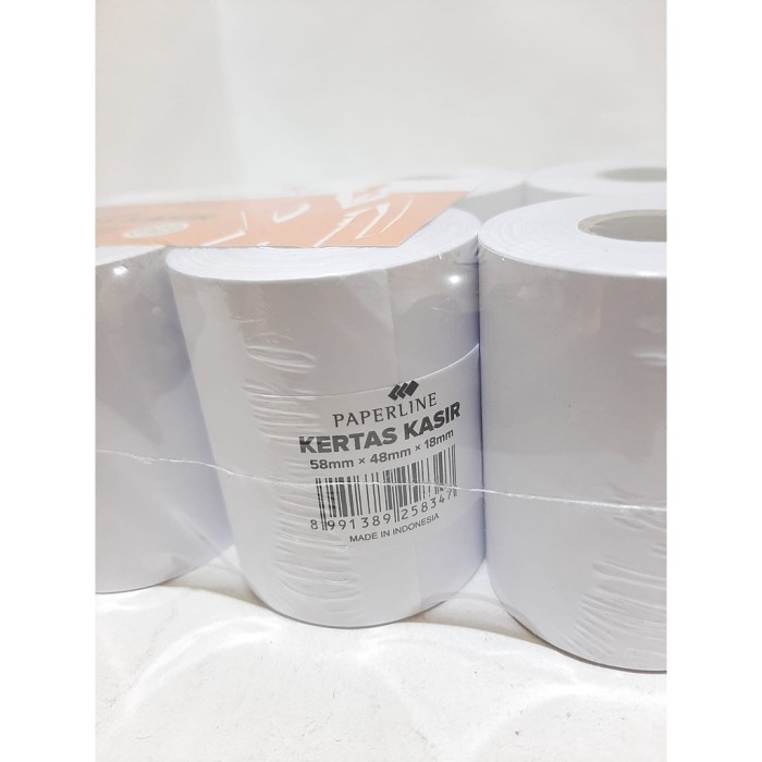 

HJK Kertas struk 58x48 cm hvs 1 ply /print kasir/kertas roll paperline