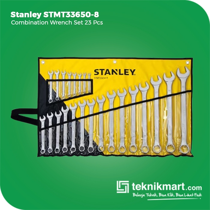 Stanley Combination Wrench Set / Kunci Ring Pas Set 6-32mm 23Pcs STMT33650-8