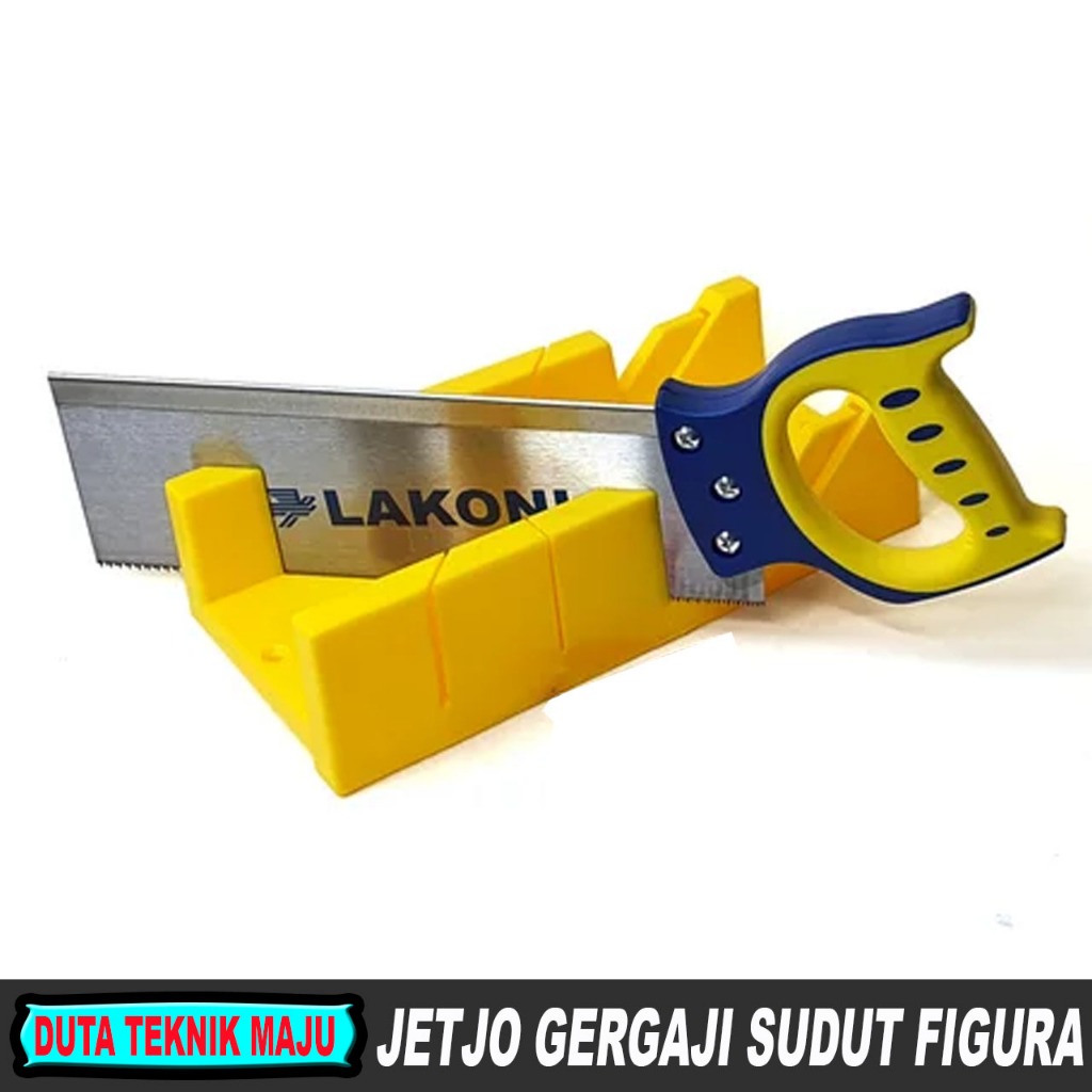 JETJO TOOLS GERGAJI FIGURA / BACK SAW SET / GERGAJI POTONG KAYU SUDUT SIKU