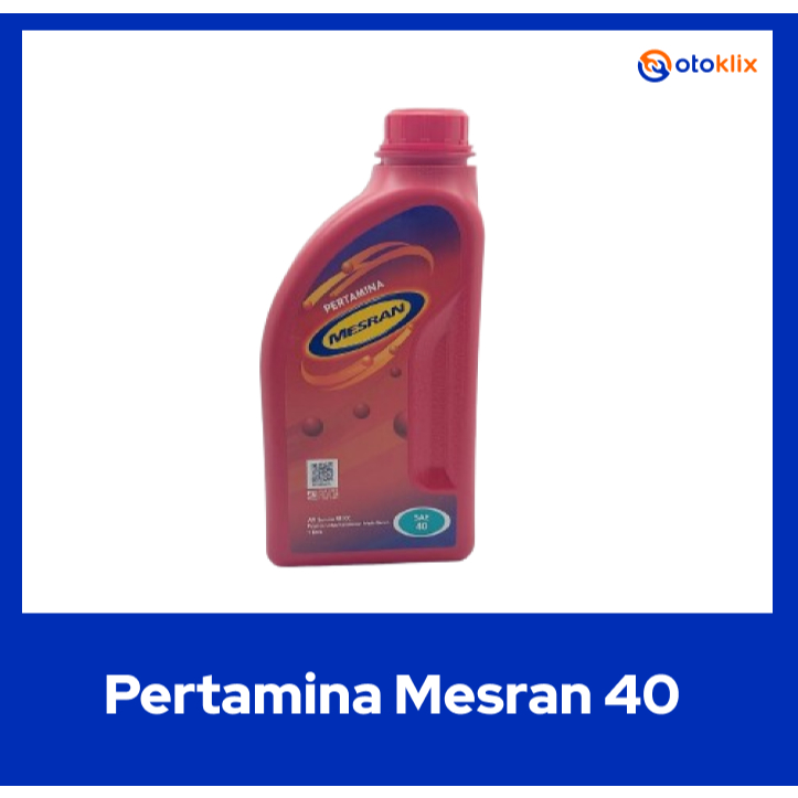 Oli mobil Pertamina Mesran 40 (1 Liter)