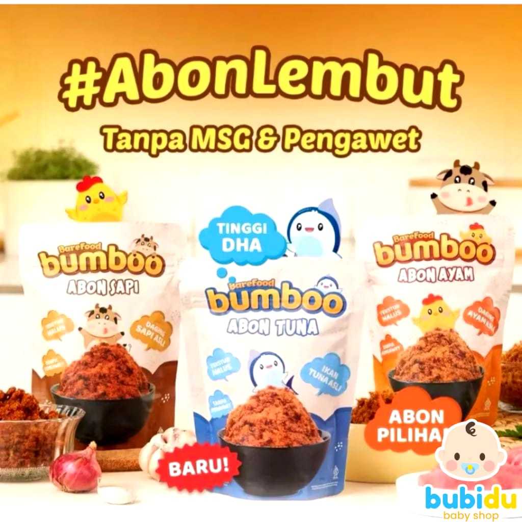 

BUMBOO Abon Anak MPASI / Abon Sapi dan Ayam NON MSG