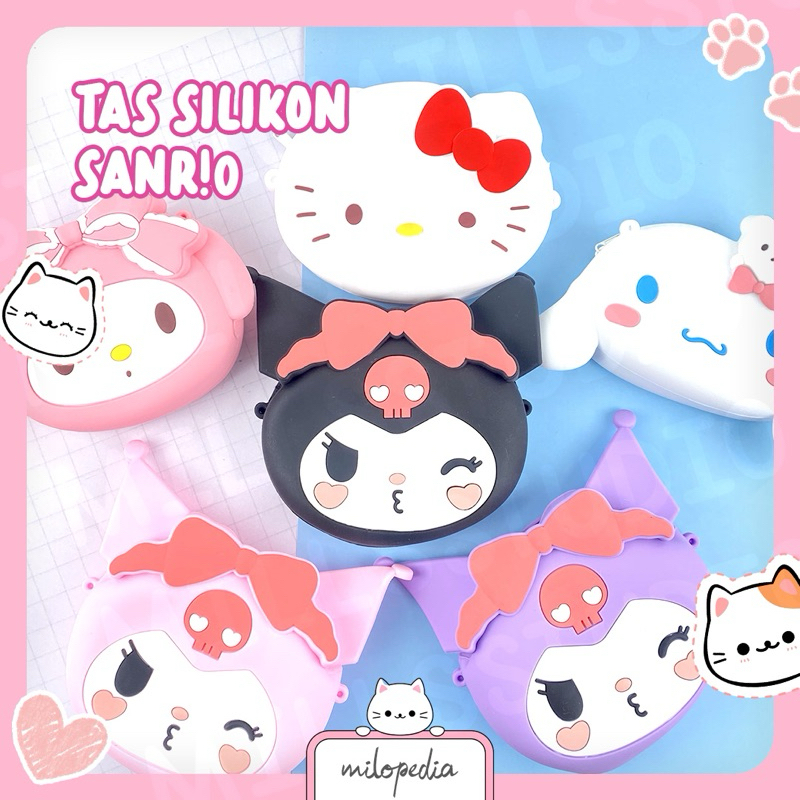Tas Silikon Anak Karakter Sanr♡
