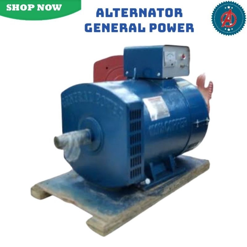 Alternator - Dinamo Pembangkit Listrik General Power ST - 5GC 6.25 KVA 5 KW 1 Phase 1500 Rpm Full Te