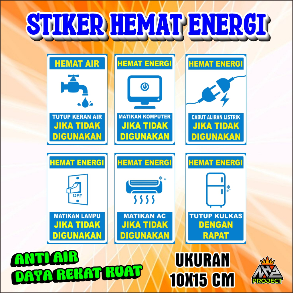 

STIKER HEMAT ENERGI ANTI AIR DAYA REKAT KUAT