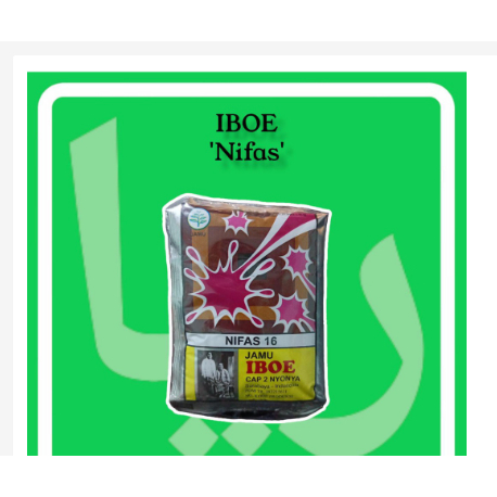 

Jamu Ibu Nifas IBOE Cap 2 Nyonya Kemasan 6 Gram
